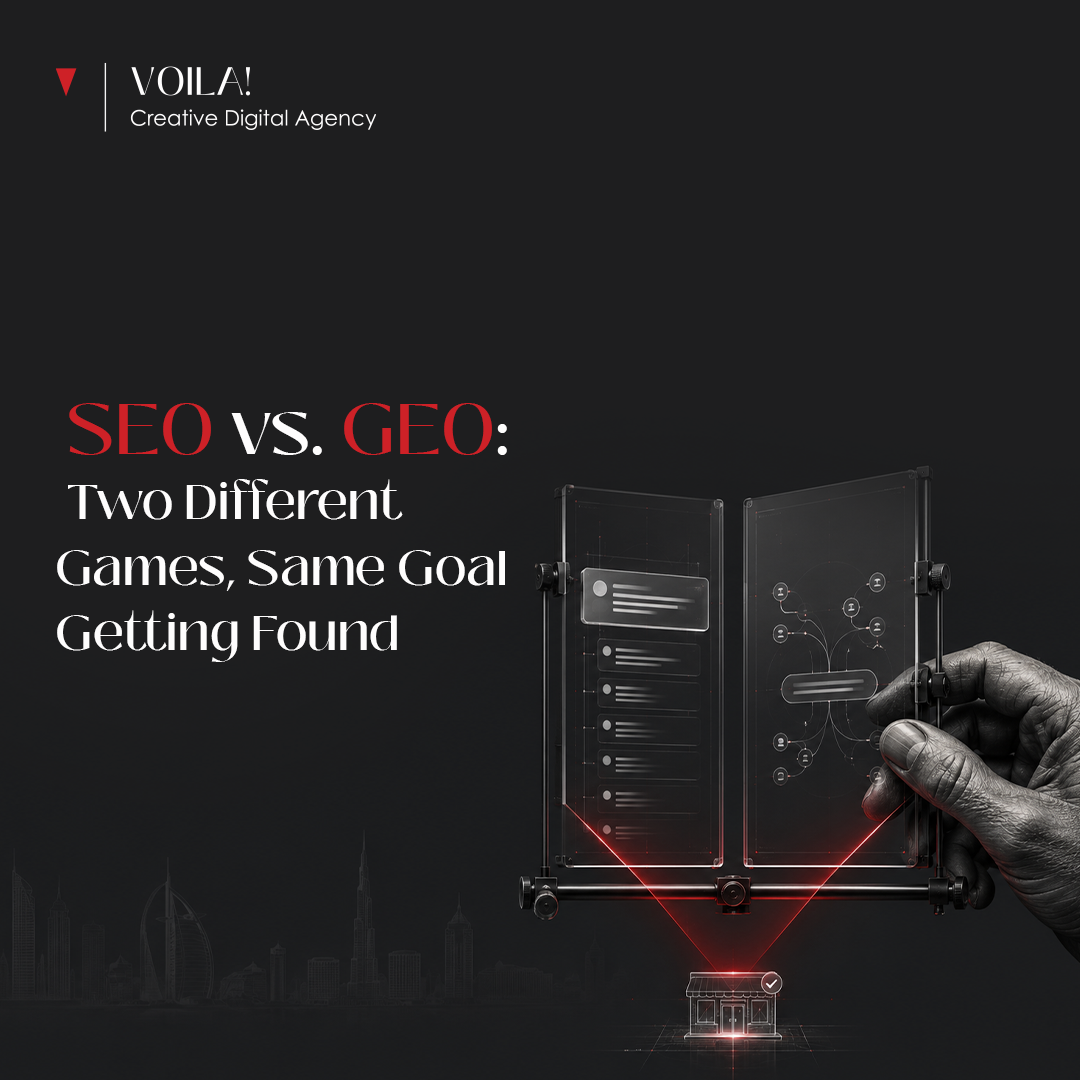 SEO vs. GEO: Two Different Games, Same Goal - Getting Found
