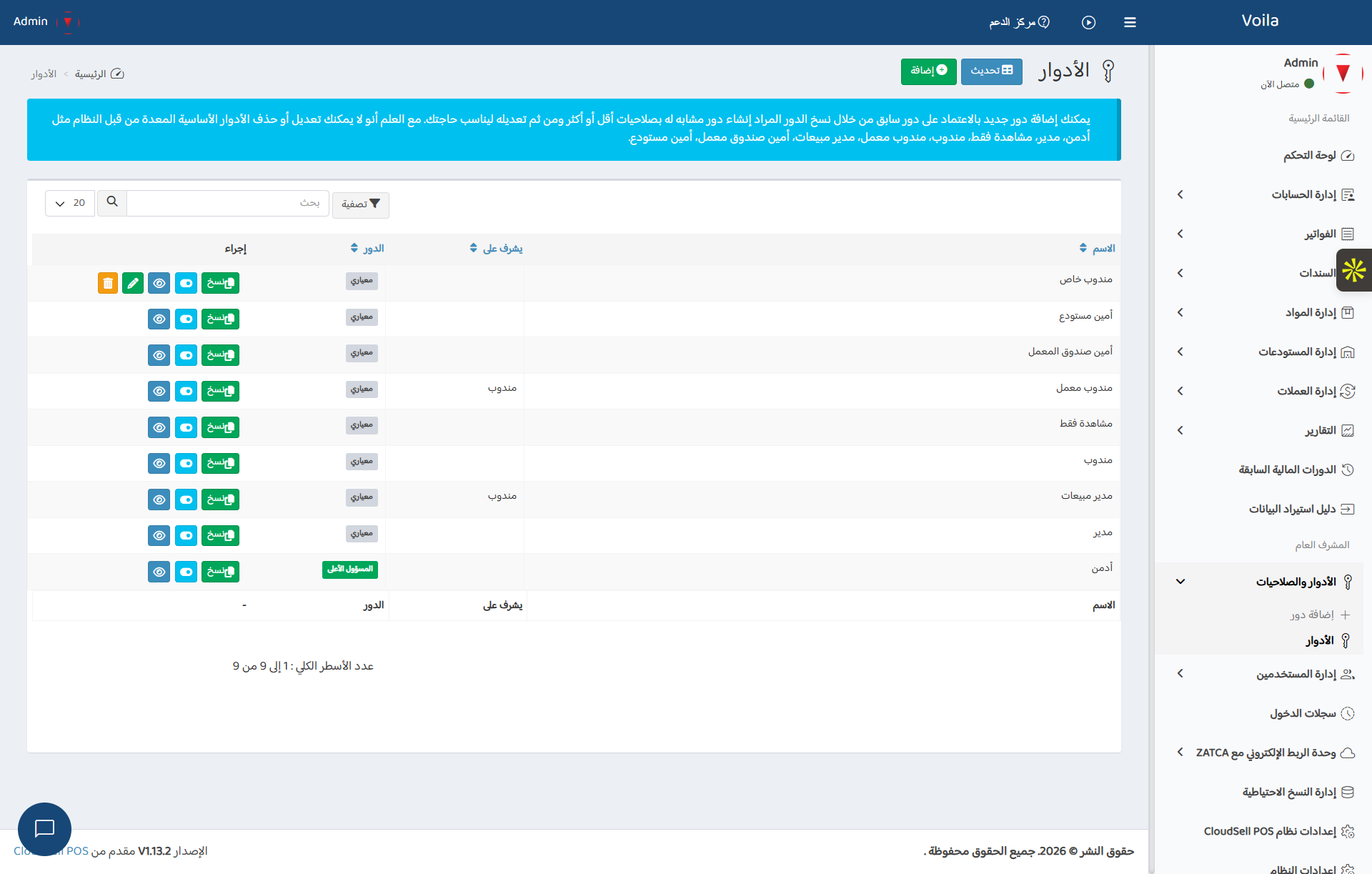 User Roles Management